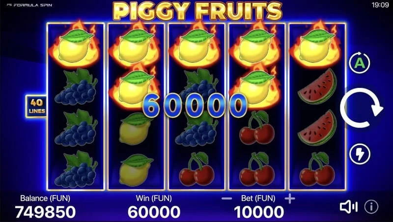 Piggy Fruits - velika isplata od Piggy Feature sa slučajnim Wild simbolima